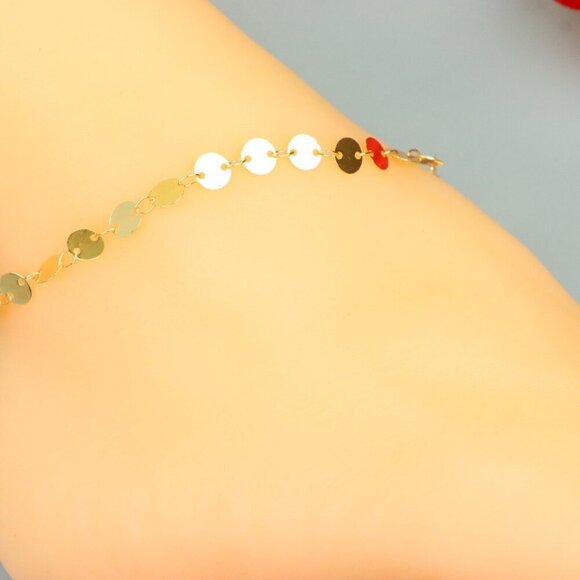 "Handmade Anklet – A Stylish Choice for Women, Thoughtful Gift Idea, EVCH1547 - Picture 2 of 10